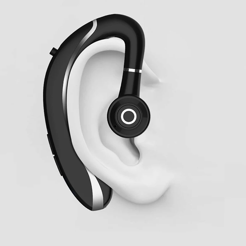 Q10 беспроводные наушники вкладыши с крючком Bluetooth 5 0 300 мАч одиночные без рук