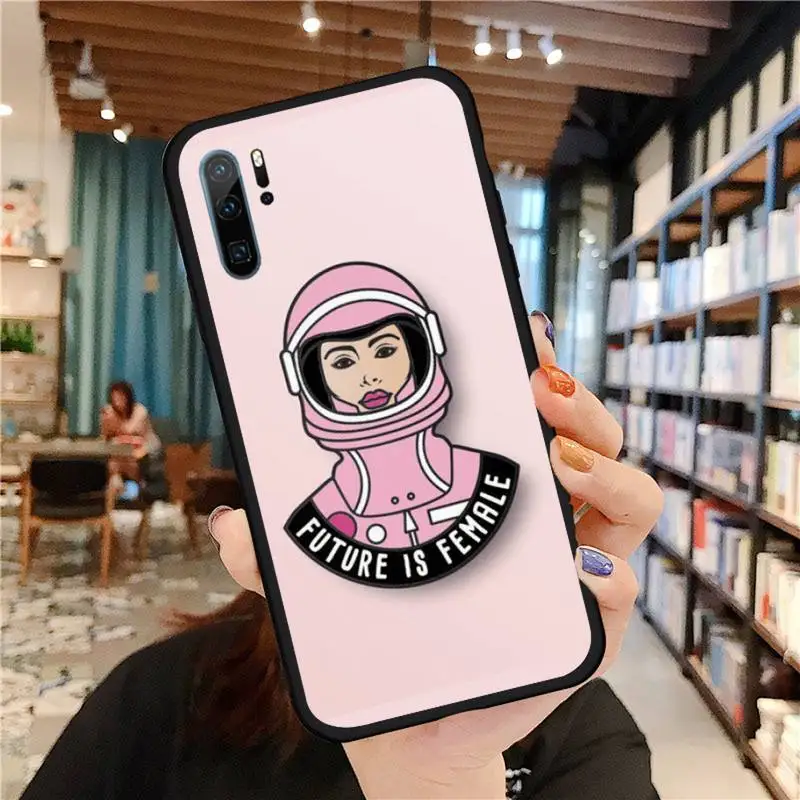 

Feminist Girl Women's Day Long live women Phone Case For Huawei honor Mate P 9 10 20 30 40 Pro 10i 7 8 a x Lite nova 5t Soft