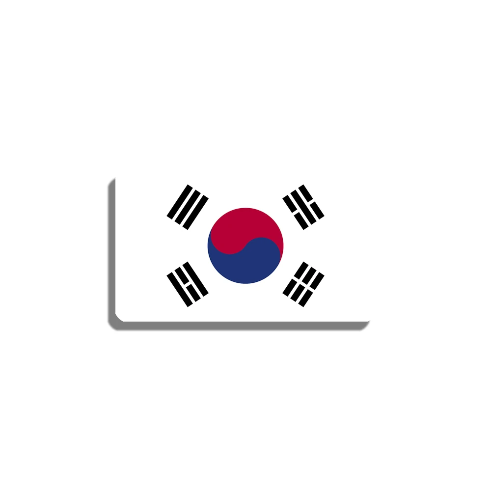 Корейский национальный стиль яркий флаг гордости булавка для рюкзаков шляп