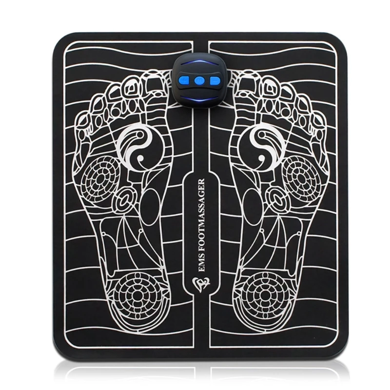 

27RC Electric Intelligent EMS Foot Massager Pulse Acupuncture Leg Reshaping Deep Kneading Improves Circulation Pain Relief Spa