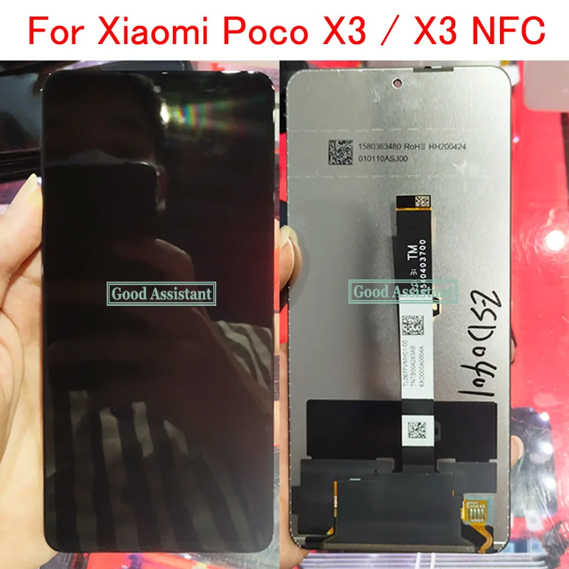 Оригинальный ЖК дисплей 6 67 дюйма для Xiaomi Poco X3 с сенсорным экраном и дигитайзером