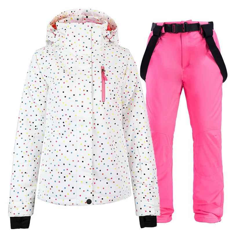 Белая и черная одежда для сигар сноуборда Женский дождевик ветрозащитная лыжная