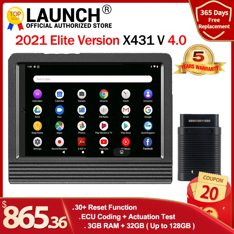 Launch X431 V полная система Авто диагностический инструмент X 431 v 11 сброс службы x431 pro