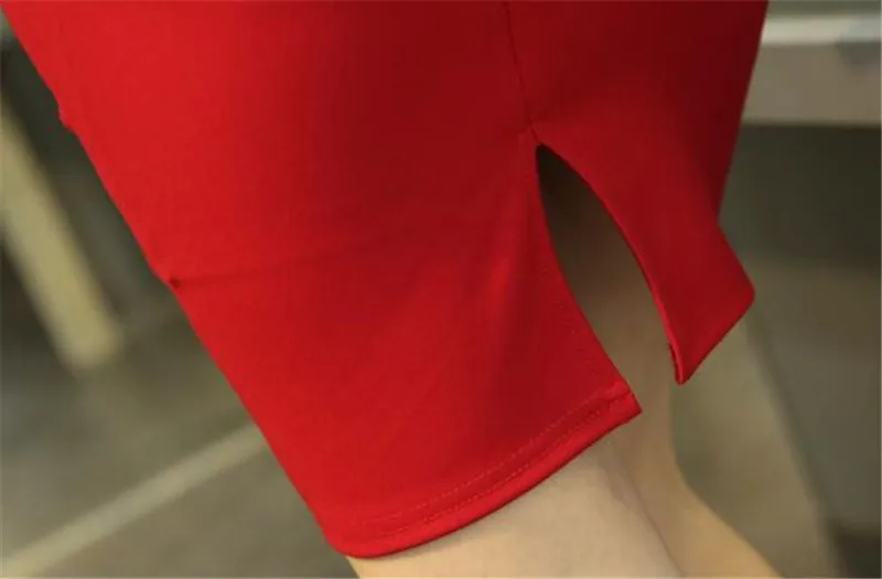SexeMara Nova Primavera Tamanho Grande Saia Peplum Senhora Com Babados Feminino сексуальный мини Fenda Vermelho saia|Женские
