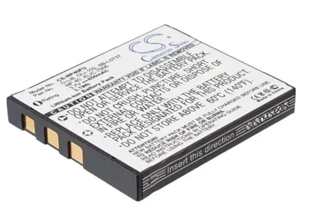 Cameron sino 850 мА/ч батарея для BENQ DC X600 DLI 102 EASYPIX DVC5308 DVC5308HD S530 SDV1200 TS530 V600 VX1400