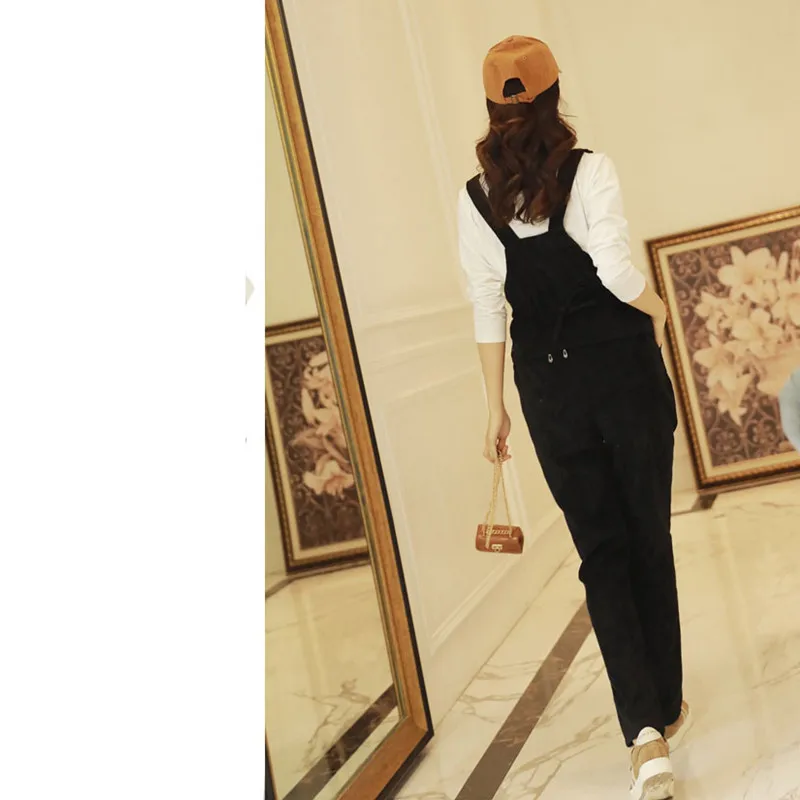 

Women Pregnant Maternity Casual Cotton Trouser Suspender Overalls Bib Trouser Spring Autumn Maternity Clothing Pants Jumpsuit
