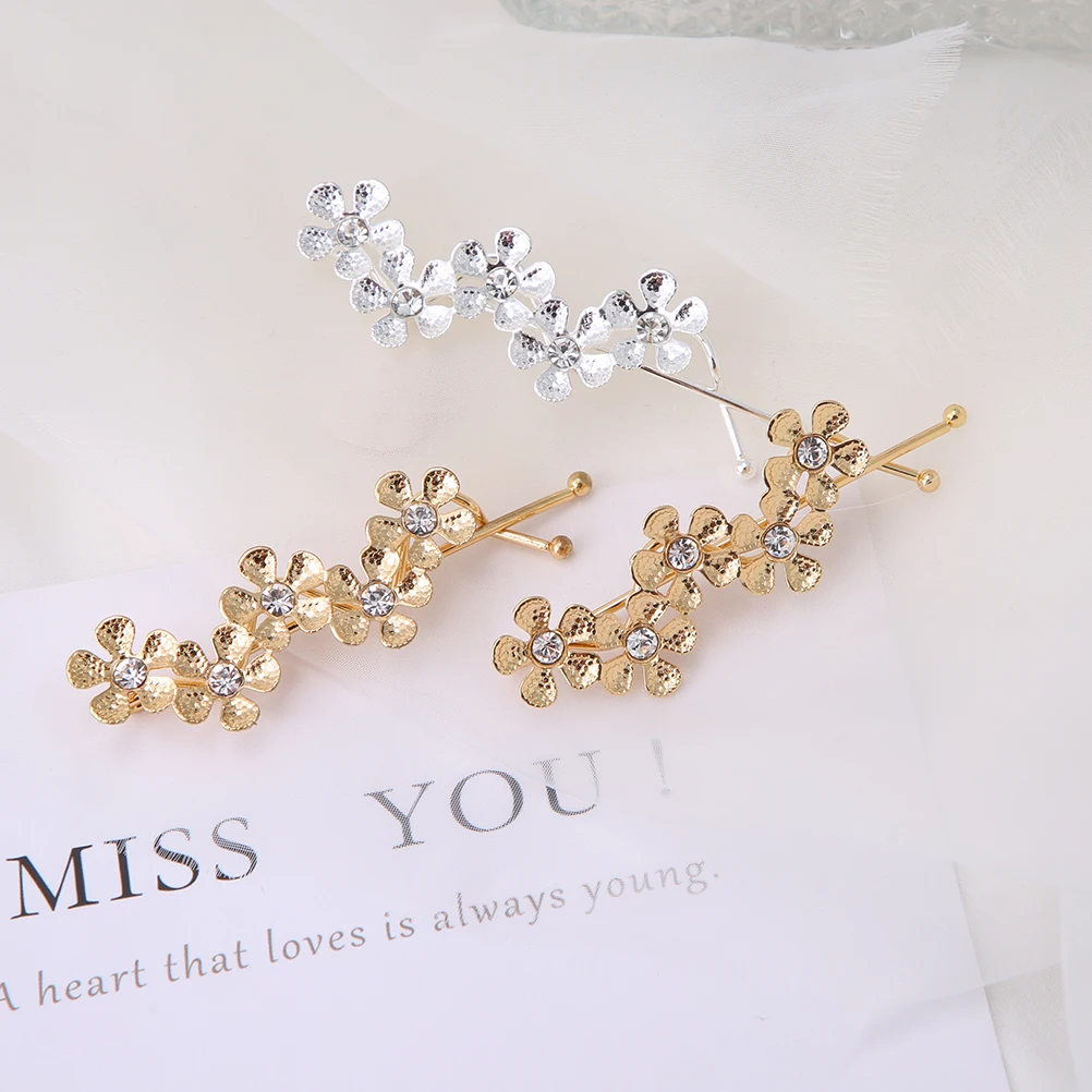 Женские металлические заколки для волос M MISM свадебные аксессуары с цветком