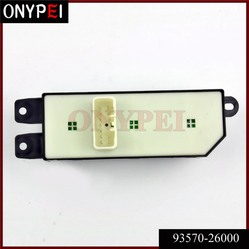 93570-26000 главный переключатель левого стекла для Hyundai Santa Fe 2 4 7 2001-2002 9357026000 |