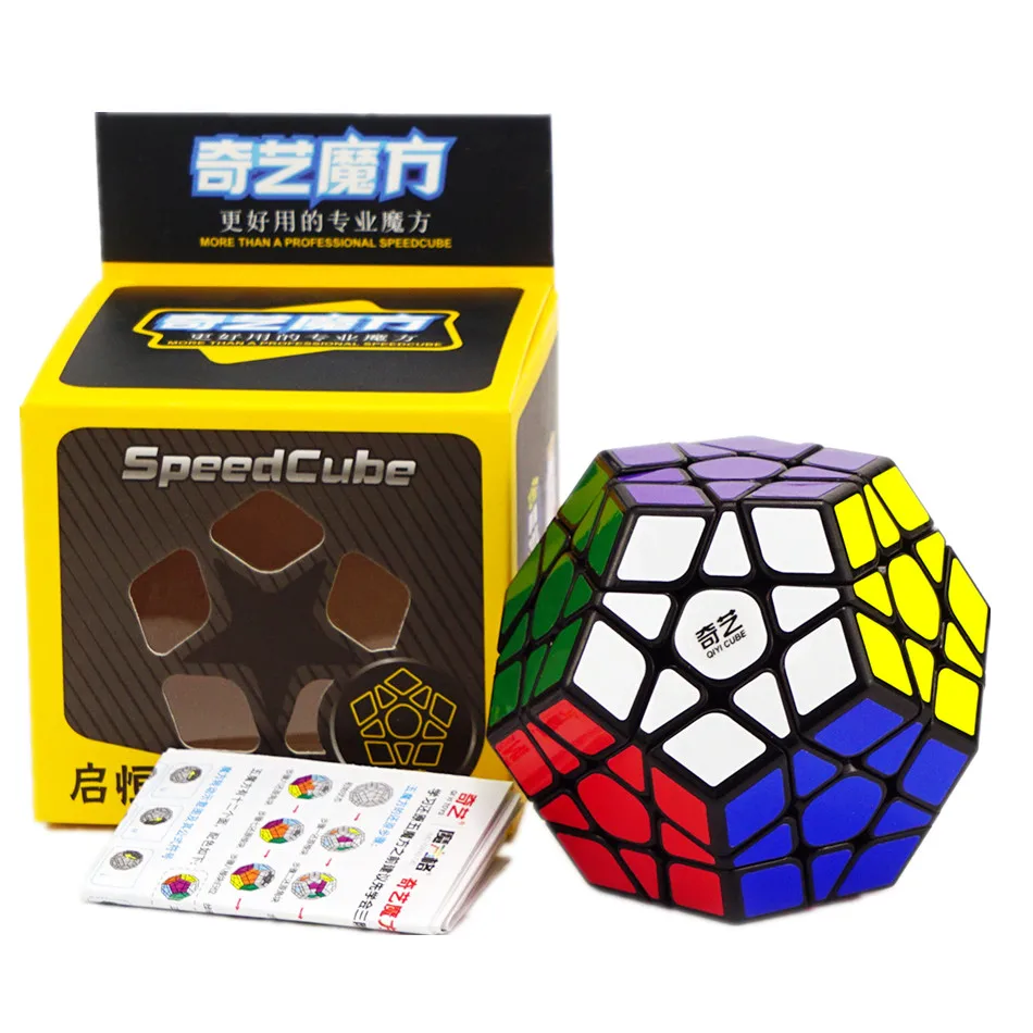 Купи Кубик Рубика QIYI Megaminx Cube Qiheng 3x3 Megaminxeds Magic Cube 12 Сторон 3x3 Головоломка Cubo Magico Speed Cube Для Детей Дети Подарочные Игрушки за 1,726 рублей в магазине AliExpress