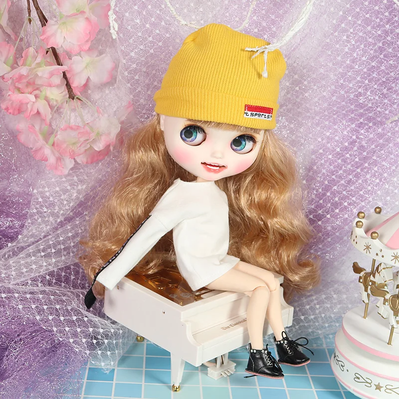ICY factory blyth кукла на заказ кукла 1/6 bjd белая кожа суставное тело, новое матовое лицо открытый рот закрытые глаза