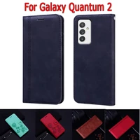 flip cover for samsung quantum 2 case sm a826s phone protective shell funda on samsung galaxy quantum2 case wallet leather book