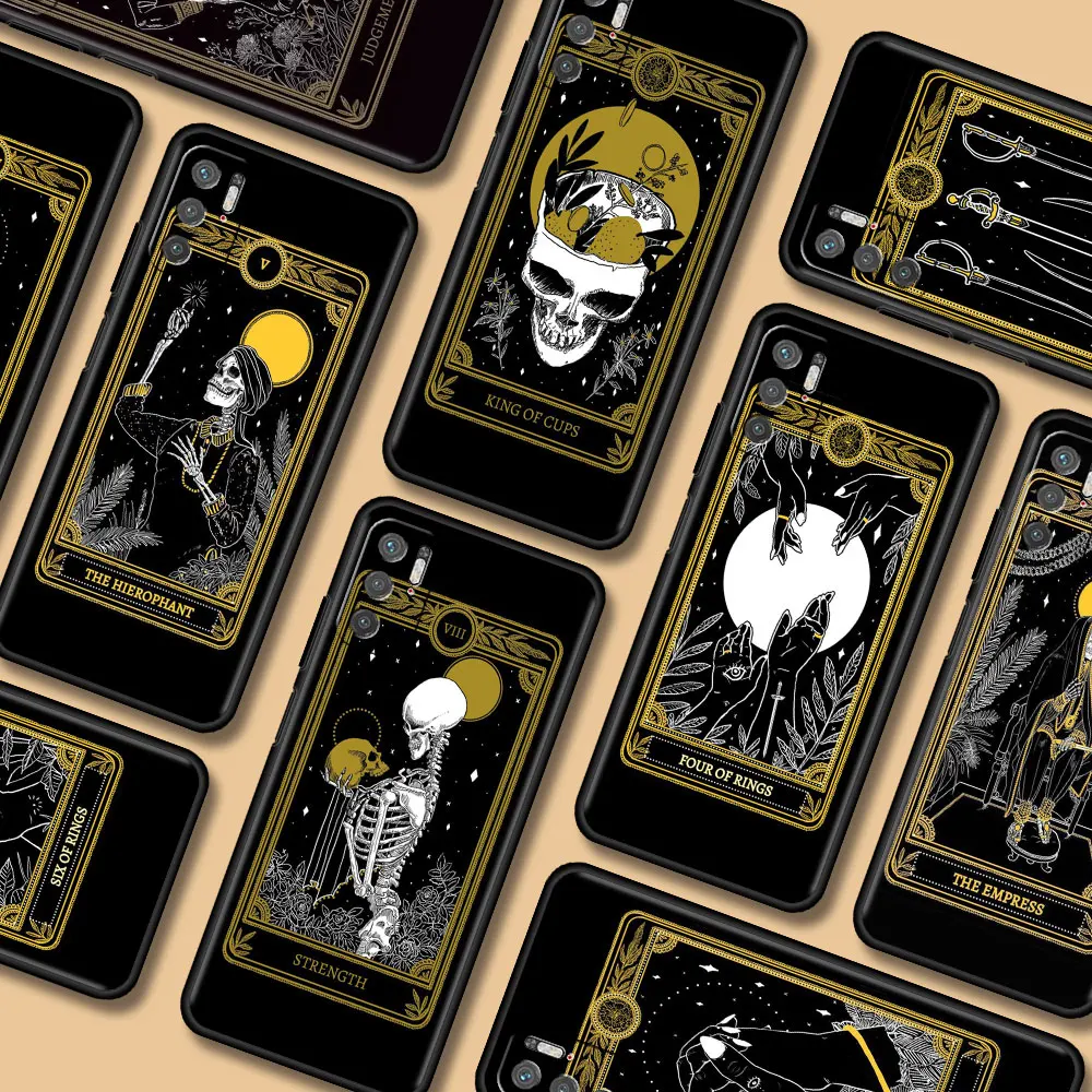 

Tarot Cards Reading Phone Case For Xiaomi Redmi Note 9S 9 8 Pro 9C 7 8T 8 10 9A 7A K40 4G 8A Back Phone Cover Soft Capa