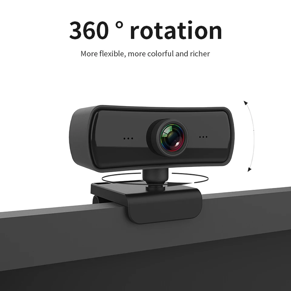 

Для прямой трансляции видео класса конференц-связи ПК геймерский микрофон вращающиеся камеры HD компьютер ПК веб-камера 2K 2040*1080P веб-камера
