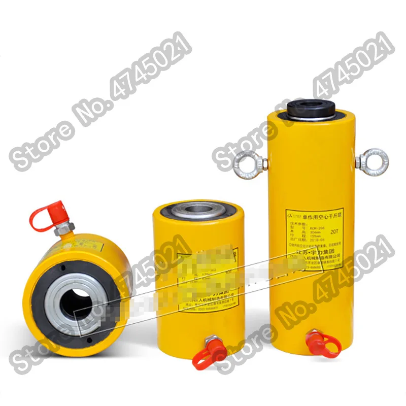 RCH 202 20T 51 мм полый гидравлический домкрат односторонний раздельный цилиндр