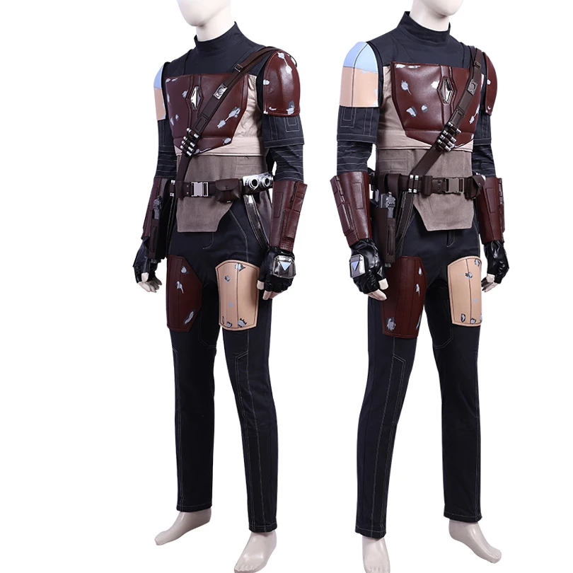 Adult Halloween Star hero Battle Suit Cosplay Wars Costume Outfit Party Full Props Suit