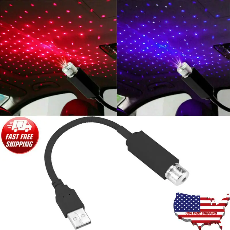 Plug & Play автомобиль и домашний потолочный романтический USB ночной Светильник