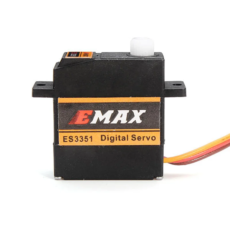 1 шт. EMAX ES3351 10 6g мини пластиковая Шестерня цифровой сервопривод для РУ самолета |