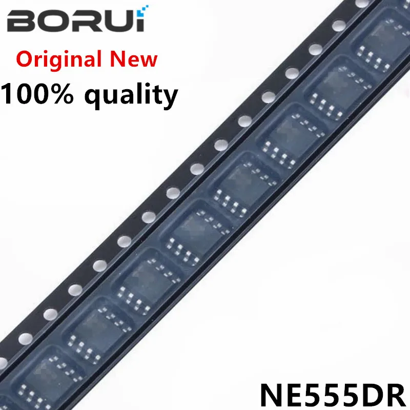 10 шт. NE555DR SOP8 NE555 SOP NE555DT SOP-8 555DR SMD новый и оригинальный IC