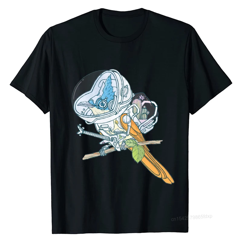 

Pure Cotton Cotton Wool TShirts Little Bird Sci-Fi T-Shirts Short-Sleeved Oversized New Design Fitted T Shirt For Male