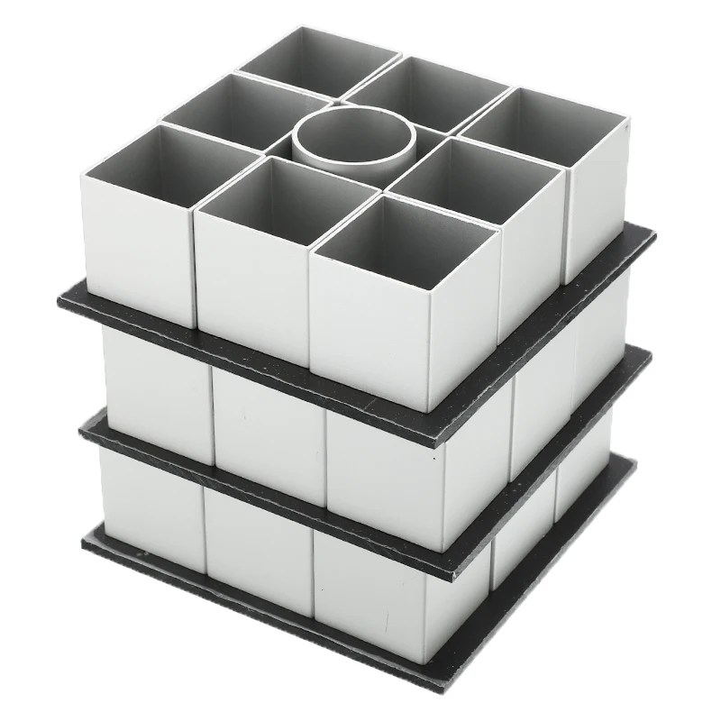 Aluminum Alloy Cube Cake Mold Set DIY Dessert Mousse Chocolate Mould Rotatable Stand Decorating Tool Tools Baking Pastry | Дом и сад