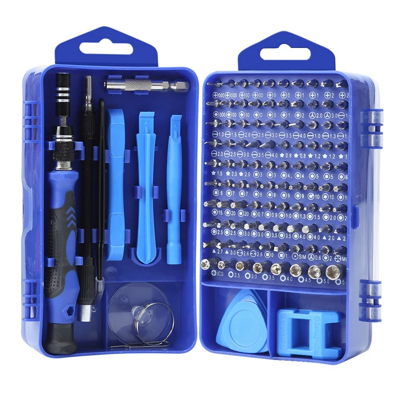 

117-In-1 Screwdriver Set Watch Eyegl Repair Tool Kit for Computer Laptop Tablet iPhone PS5/PS4/