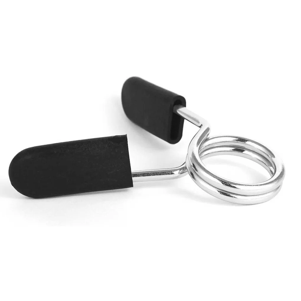 

2Pcs Fitness Dumbbell Spring Buckle Metal Barbell Clips Lock Collar Buckle for Gym Sports