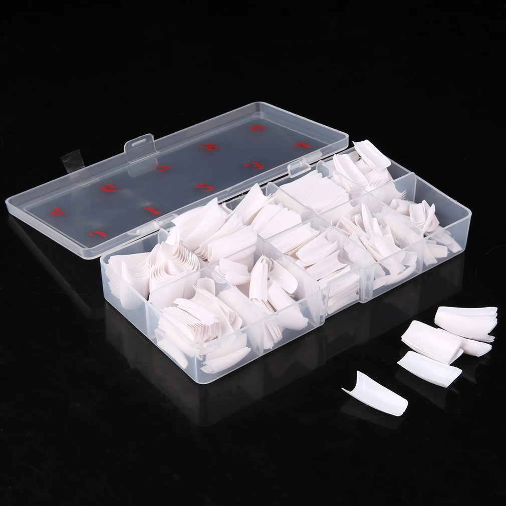 1 коробка/500 шт. высококачественные накладные ногти натурального цвета