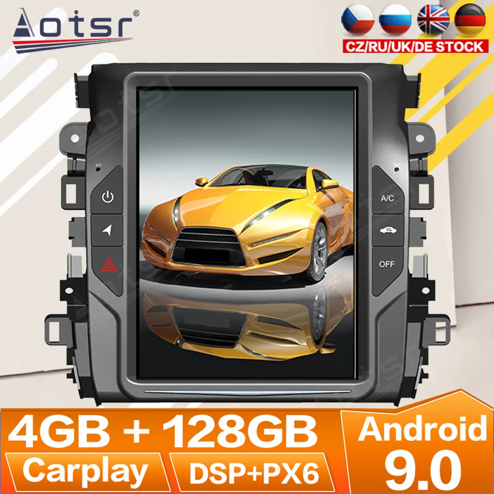 

128G For Honda Avancier 2017 2018 2019 Android Radio Multimedia Car Cassette Recorder Stereo Player Tesla GPS Navi PX6 Head Unit