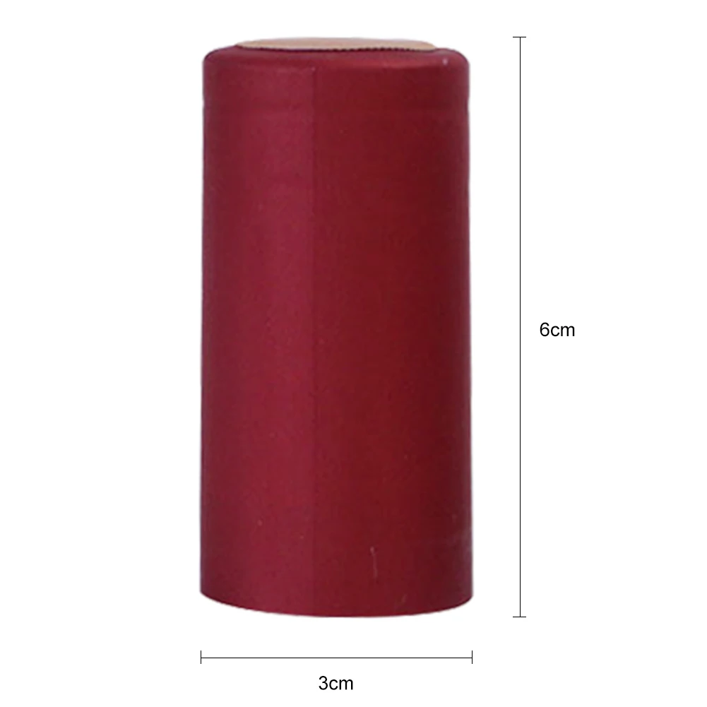 Термоусадочные крышки для винных бутылок из ПВХ 50 шт. пластиковые Усадочные