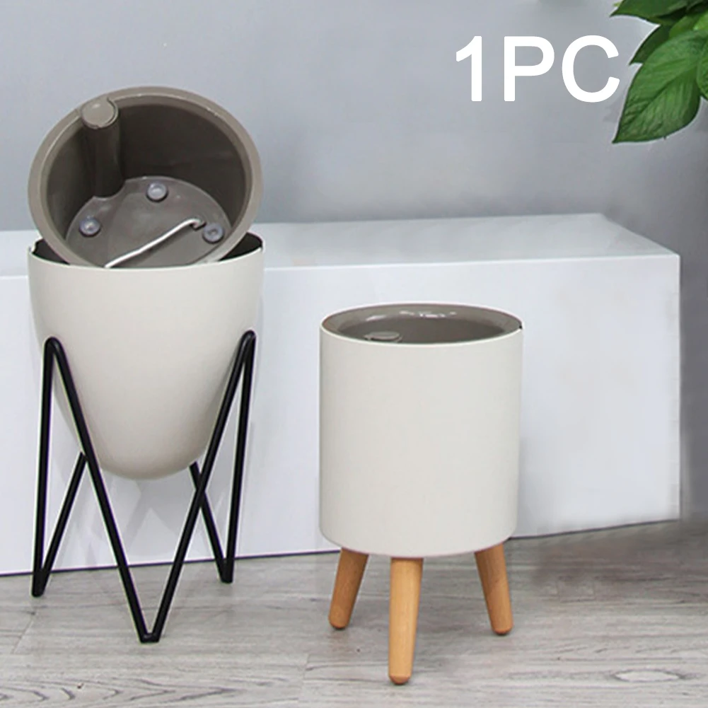 

Restaurant Smart Flower Pot Self Watering Home With Stand Balcony Indoor Outdoor Office Drainage Battery Powered Auto Alarm