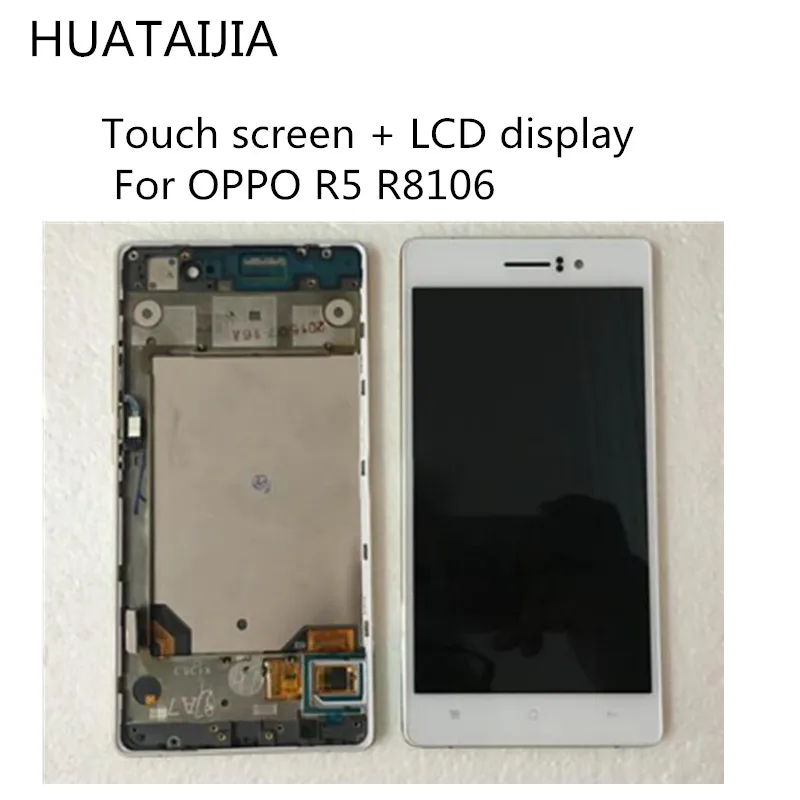 ЖК + кодирующий преобразователь сенсорного экрана в сборе для OPPO R5 R8106 ЖК-матрица