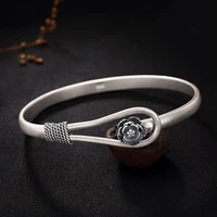 925 sterling silver retro bracelet individual opening thai yinhua blossom rich plum blossom bracelet handmade womens style