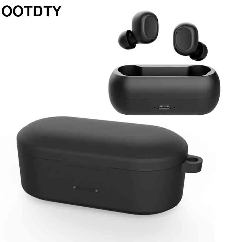 Силиконовый защитный чехол с полным покрытием корпуса и карабином для гарнитуры