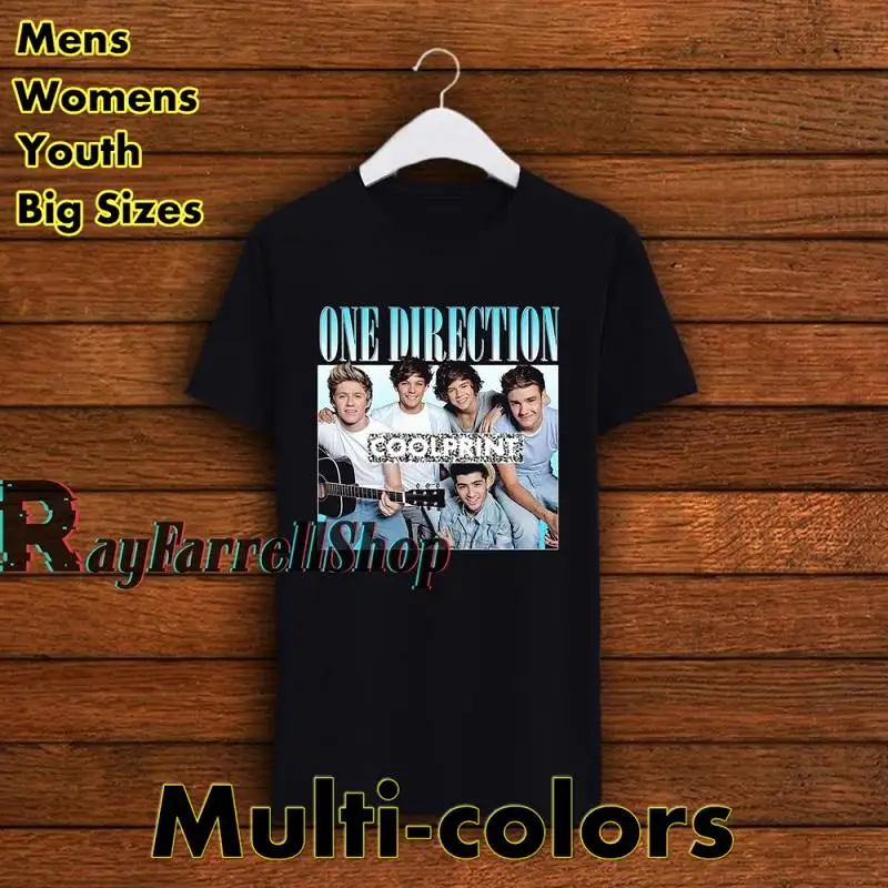 

Футболка мужская оверсайз с принтом, винтажная ретро-футболка в стиле рэп-хоп 90-х годов, одно направление, топ с принтом