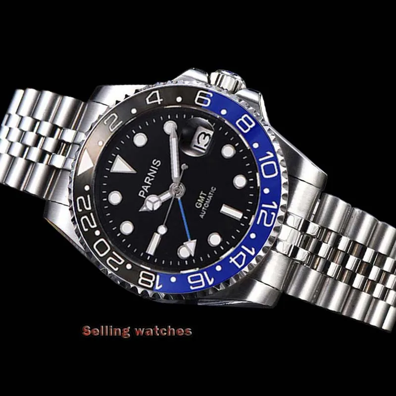 Часы мужские механические с сапфировым стеклом 40 мм | Наручные часы