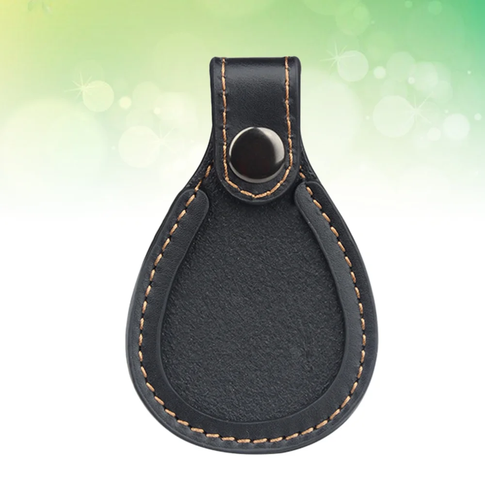 

Outdoor Toe Pad Genuine Leather Shooting Toe Protector Accessories Black