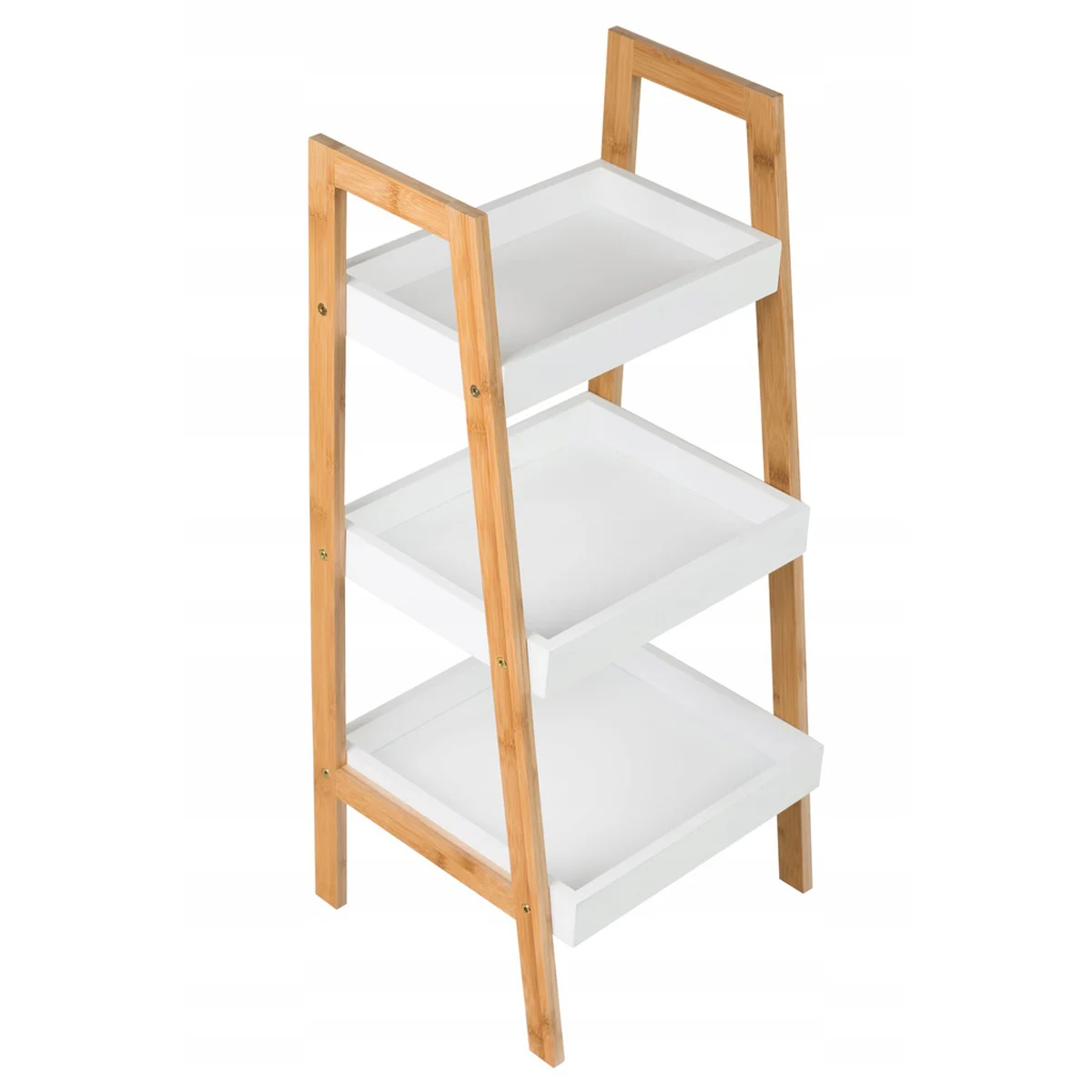 

75x34.5x30cm Solid Wood Shelf 3-Tiers Practical Organizer Storage Rack Books Potted Stand Display Storage Furniture For Home