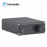 fosi audio v1 0 2 channel stereo audio power amplifier tpa3116d2 class d mini hifi digital sound amp for home speakers 50w x2