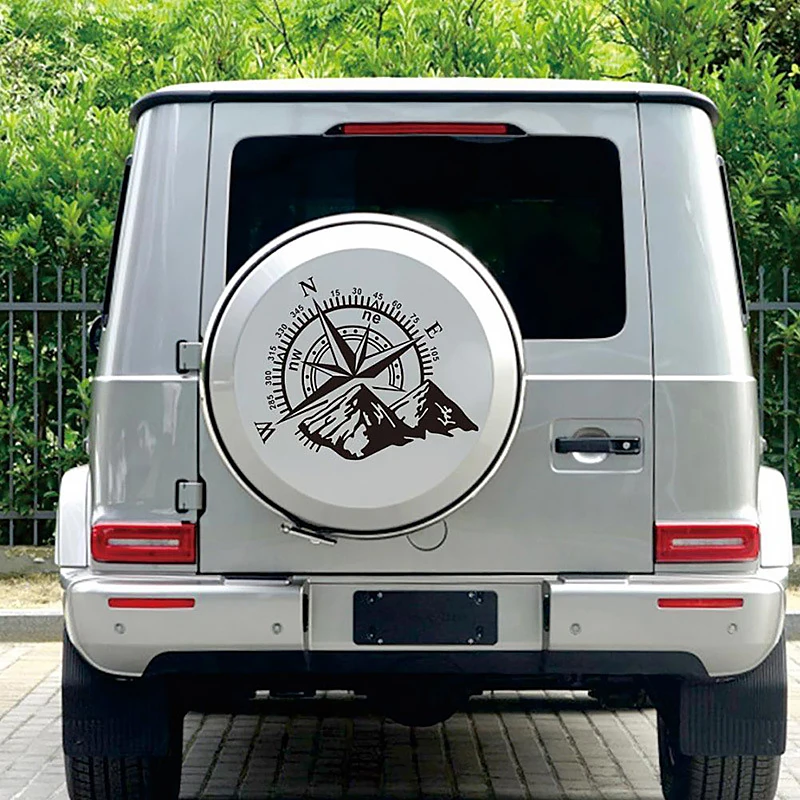 

Motorcycle Sticker Auto Car Sticker Adventure Mountain Compass Navigation Sticker Decoration Decal Waterproof Sun-Proof