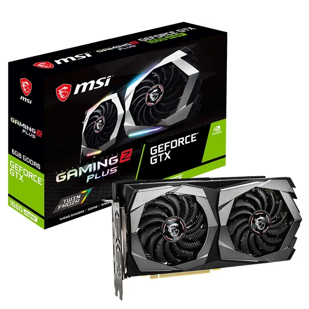 Видеокарта MSI Ventus nVidia GeForce GTX 1660 Super 1830MHz 6144MB 14000MHz 192 bit RTL [GTX SUPER GAMING Z PLUS]|Видеокарты| |