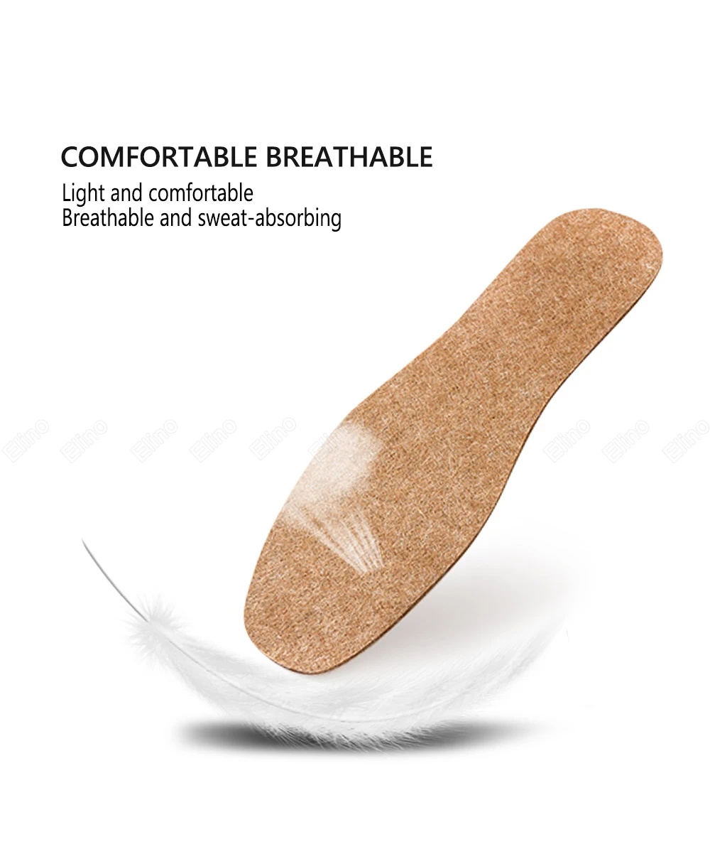 Детские носки 5 пар шерстяные фетровые стельки утолщенная теплая стелька для