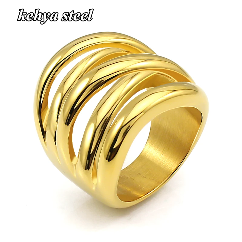 Кольцо базовое из нержавеющей стали для мужчин и женщин классическое свадебное