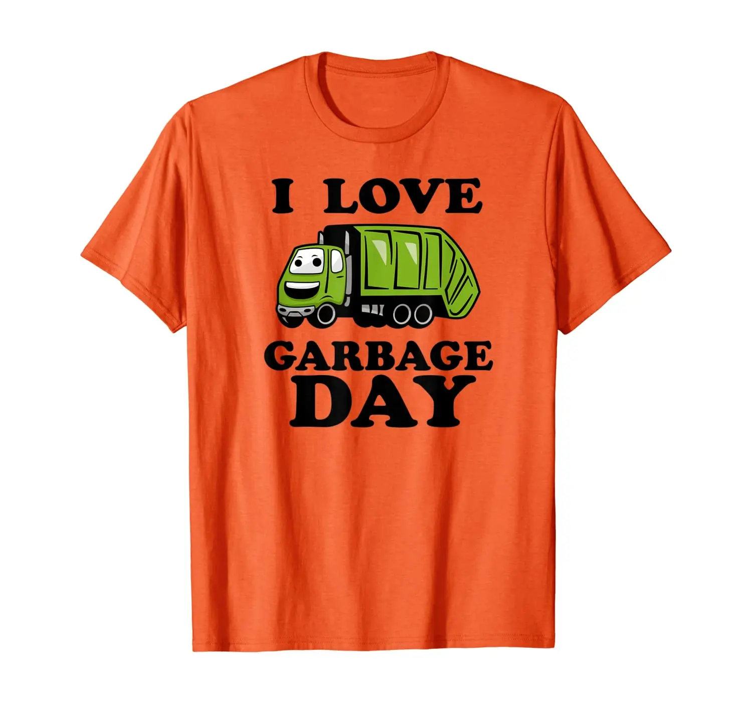 

Kids I Love Garbage Day - Little Boys Trash Truck T-Shirt