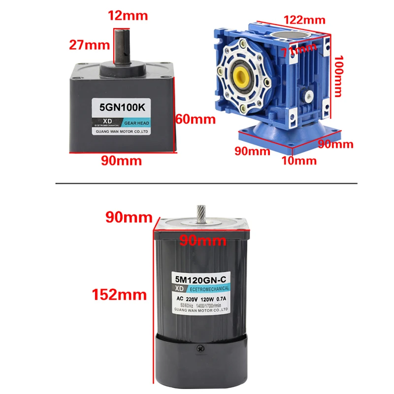Электродвигатель переменного тока 220 В двухступенчатая электрическая машина для