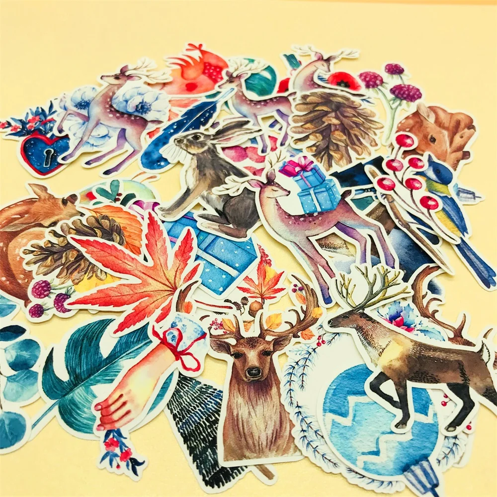 38 шт./упак. 2019 винтажный кленовый олень Φ рукоделие Скрапбукинг альбом