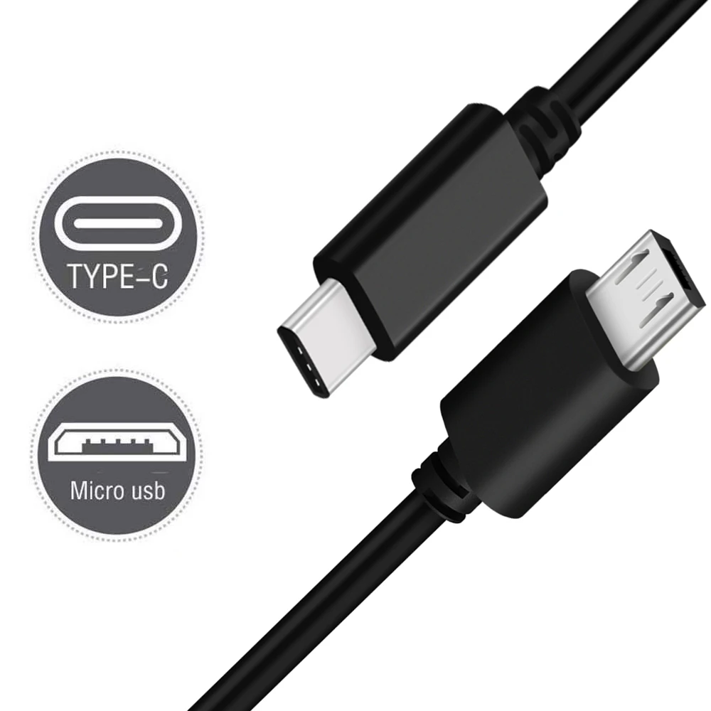 Для Android мобильный телефон M acBook 25 см 50 100 Micro USB к кабелю Type C|Кабели передачи данных|