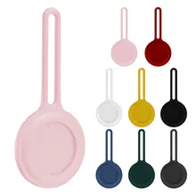 For Apple Airtags Liquid Silicone Protective Sleeve For Apple Locator Tracker Anti-lost Device Keychain Protective Sleeve Hot