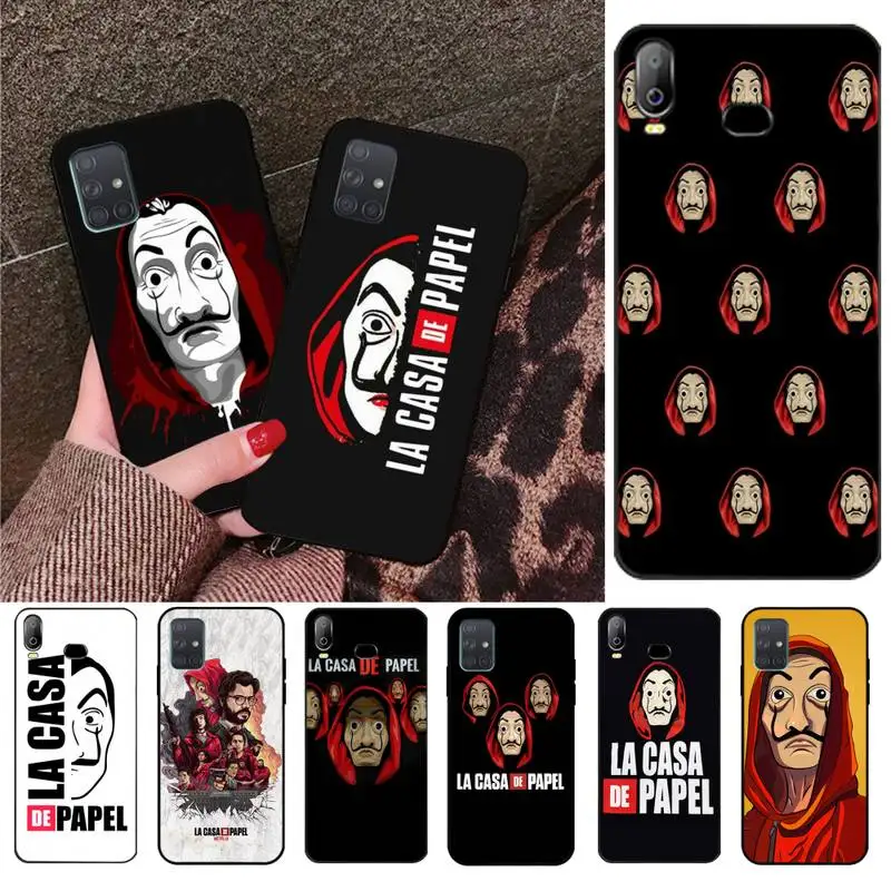 Испанский ТВ La casa de papel дом бумажного телефона чехол для Samsung Galaxy A01 A11 A31 A81 A10 A20 A30 A40