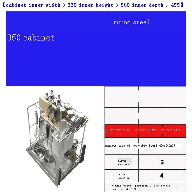 

Mutfak Keuken Alacena Organizer Organizador Stainless Steel Cuisine Cocina Rack Kitchen Cabinet Cestas Para Organizar Basket