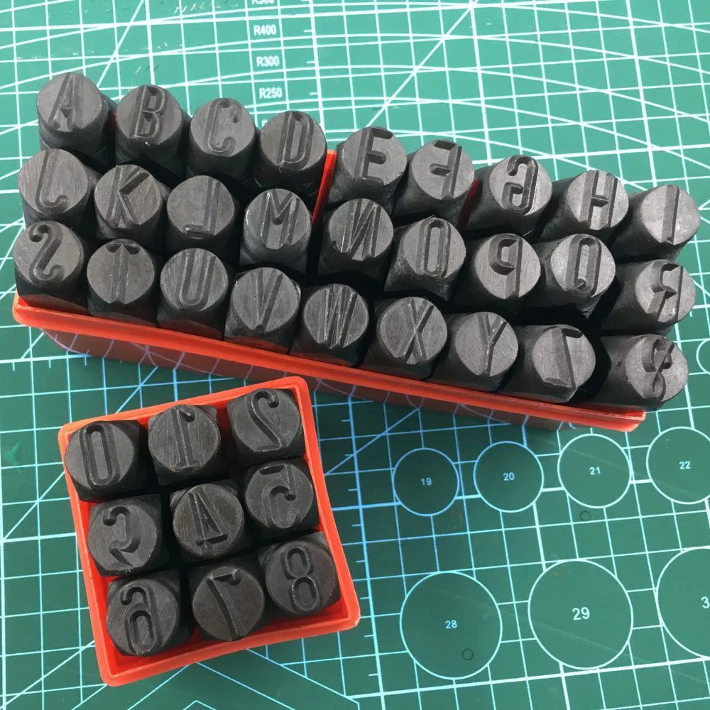Стальной штамповочный набор для штамповки инструмент штампов с цифрами буквами